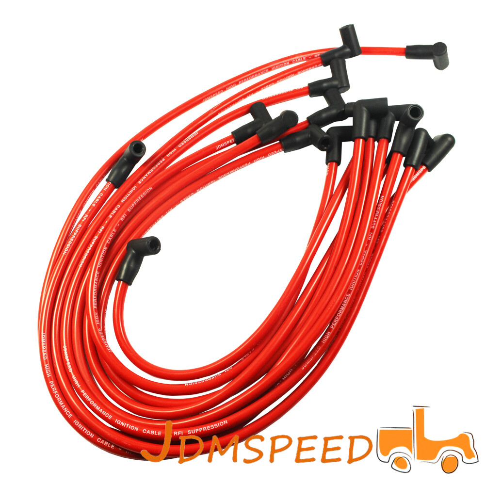 10.5 MM High Performance Spark Plug Wire Set 350 383 454 Electronic SBC BBC HEI