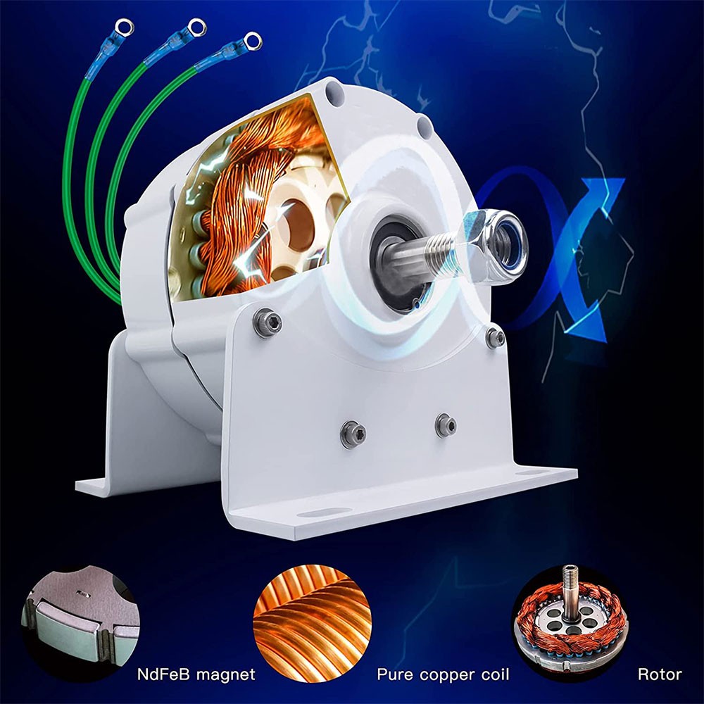 8000W DC 48V Gearless Permanent Magnet Generator forWindmills Turbine Home Use