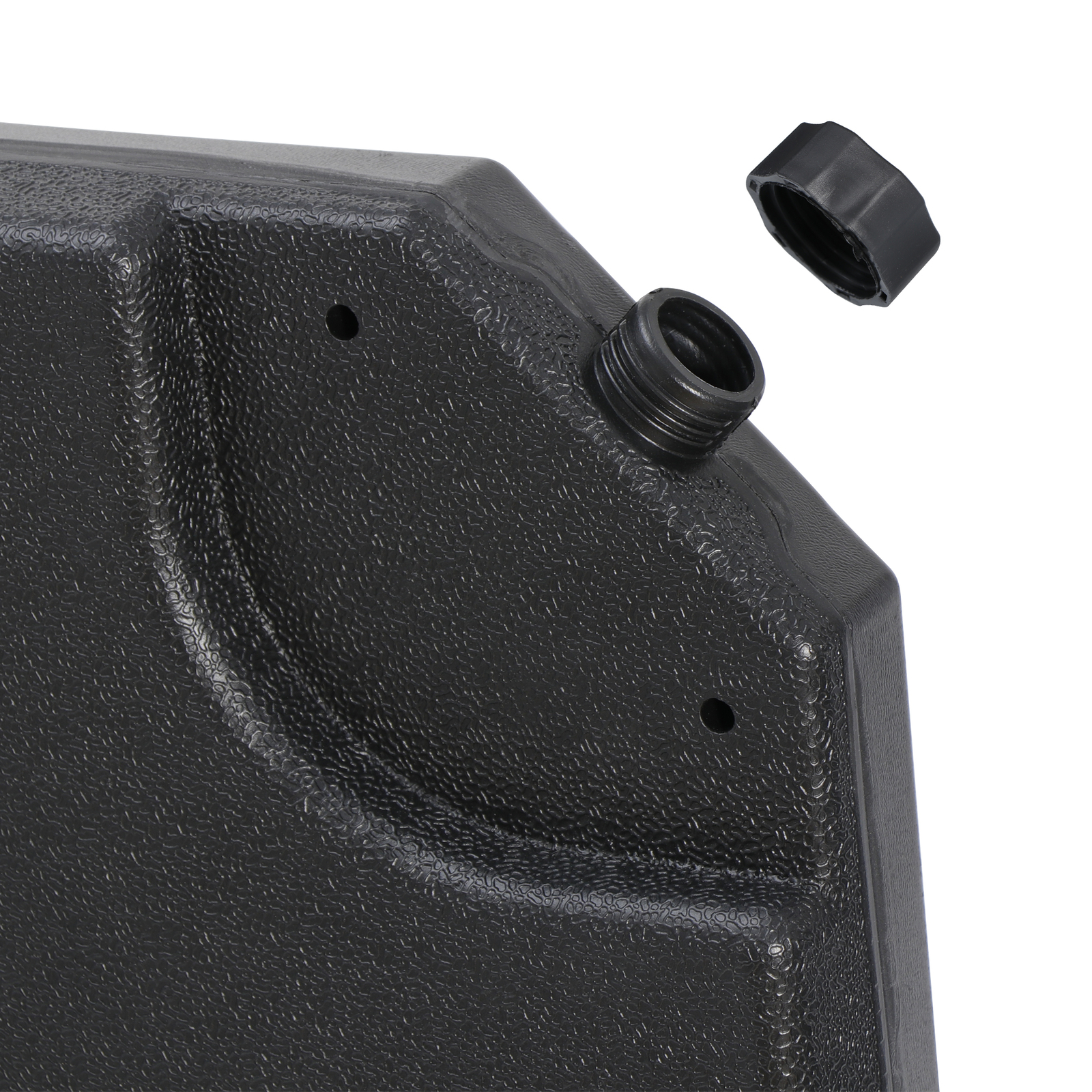 4-Piece Heavy Duty Cantilever Offset Patio Umbrella Base Stand Square Plate Set