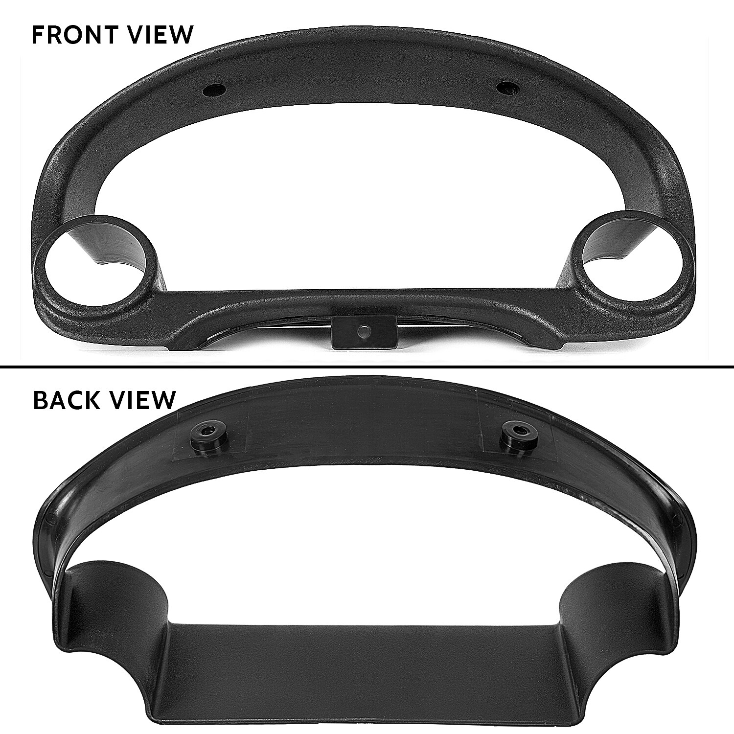 Dual Gauge Cluster Pod Meter Bezel 52mm for 1996-00 97 98 99 Honda Civic EK EM1