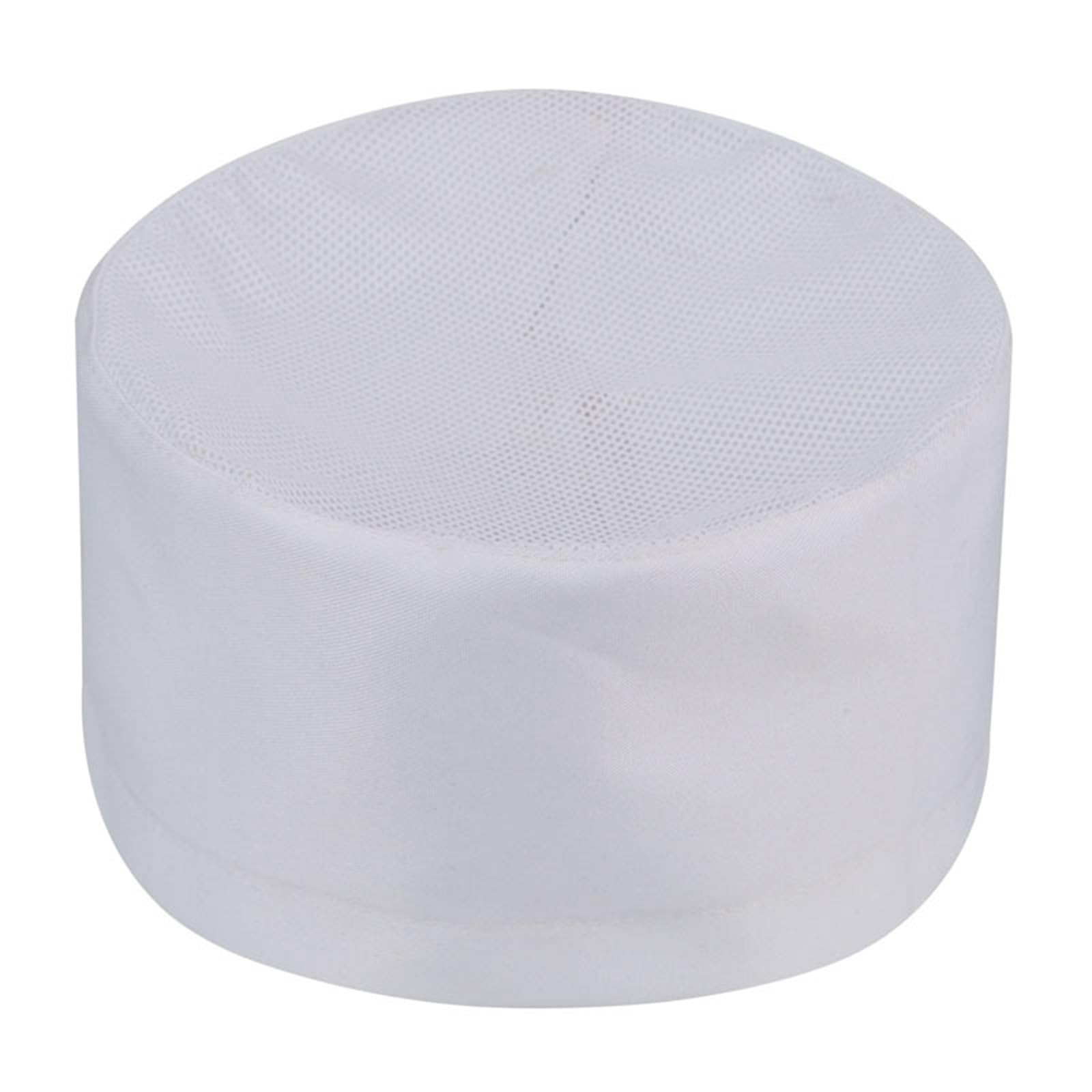Adjustable Unisex Chef Hat Baker Kitchen Cooking Cap Breathable Mesh Top White