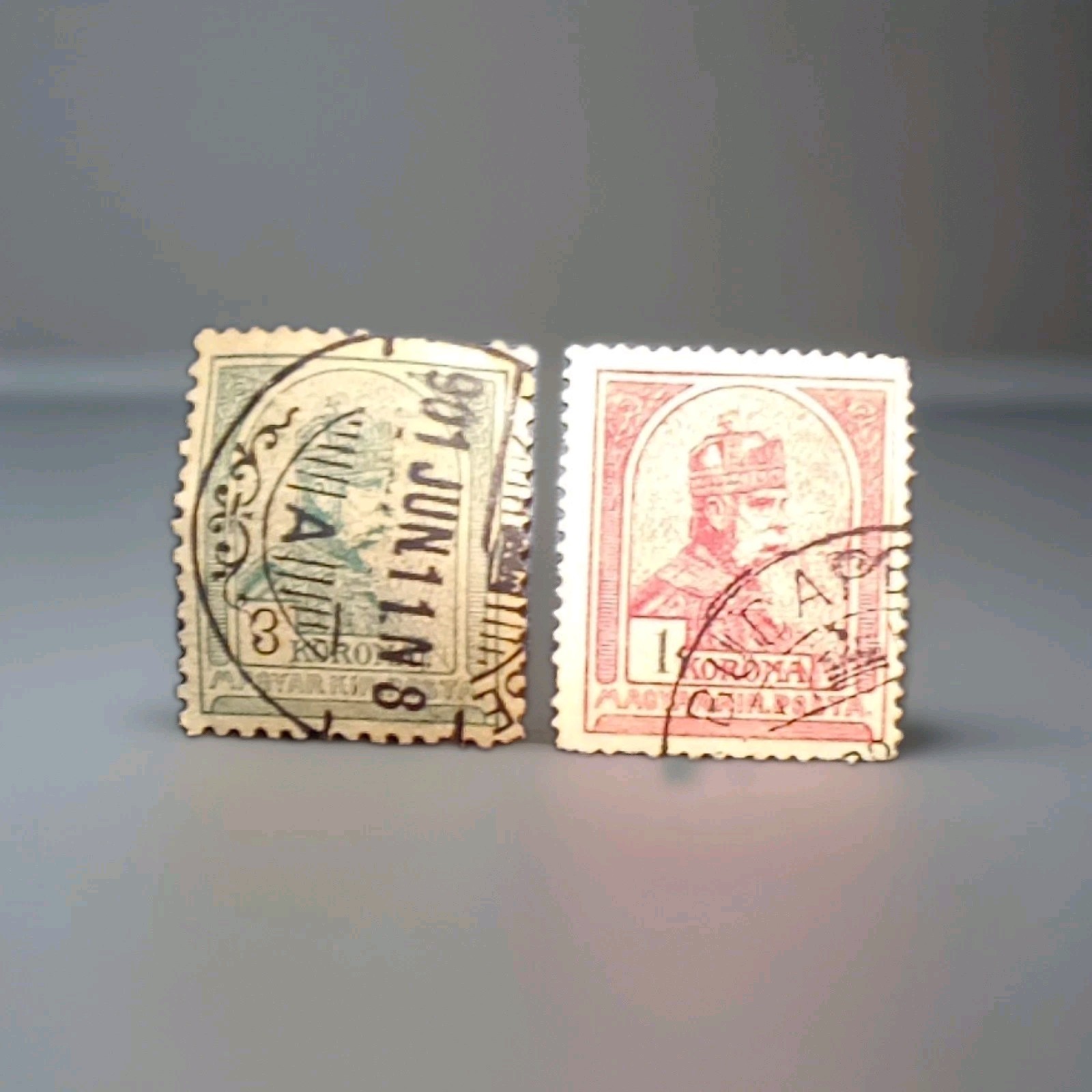 1900s Hungry Stamps A Set Of 4 OfThem3k Sea Green&2Kblue SuperHighScottValue!