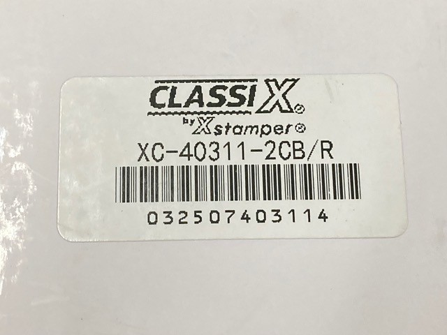 Xstamper Received Date Stamper, 40311 ClassiX Self Inking With Ink