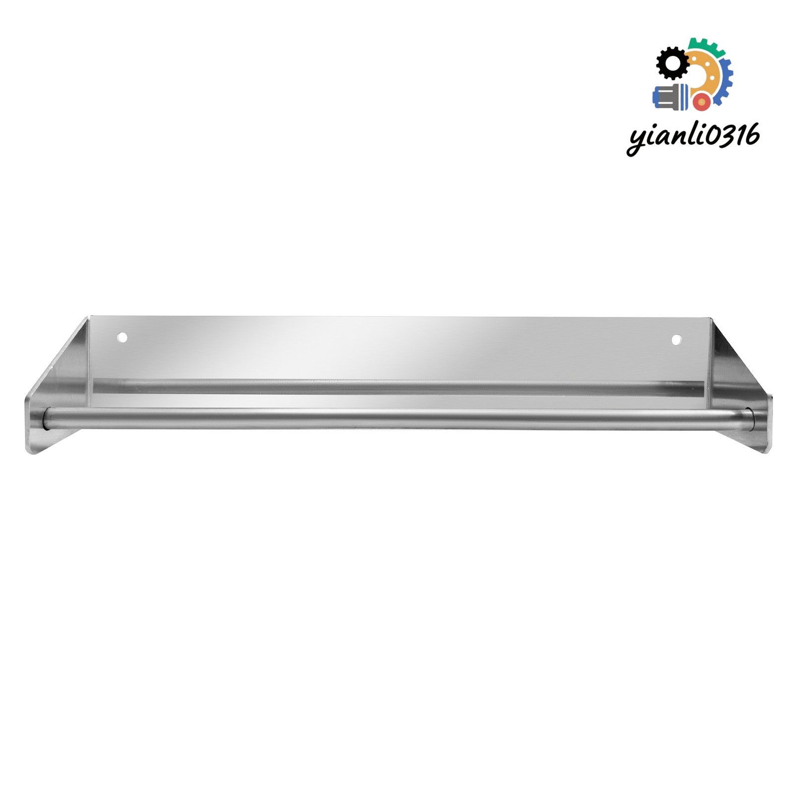 Aluminum Tie Down Hanger Holder Rack for Trailer Garage Storage Organizer Silver