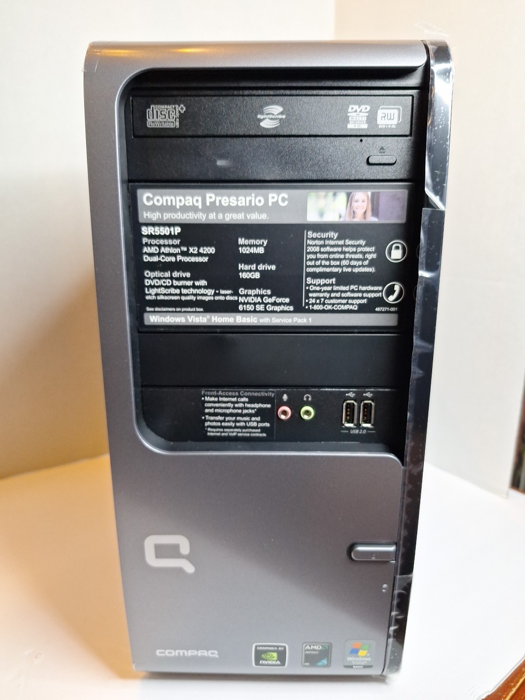 Vintage Compaq Presario SR5501P AMD Athlon X2 4200 Dual Core Processor NOS NIB