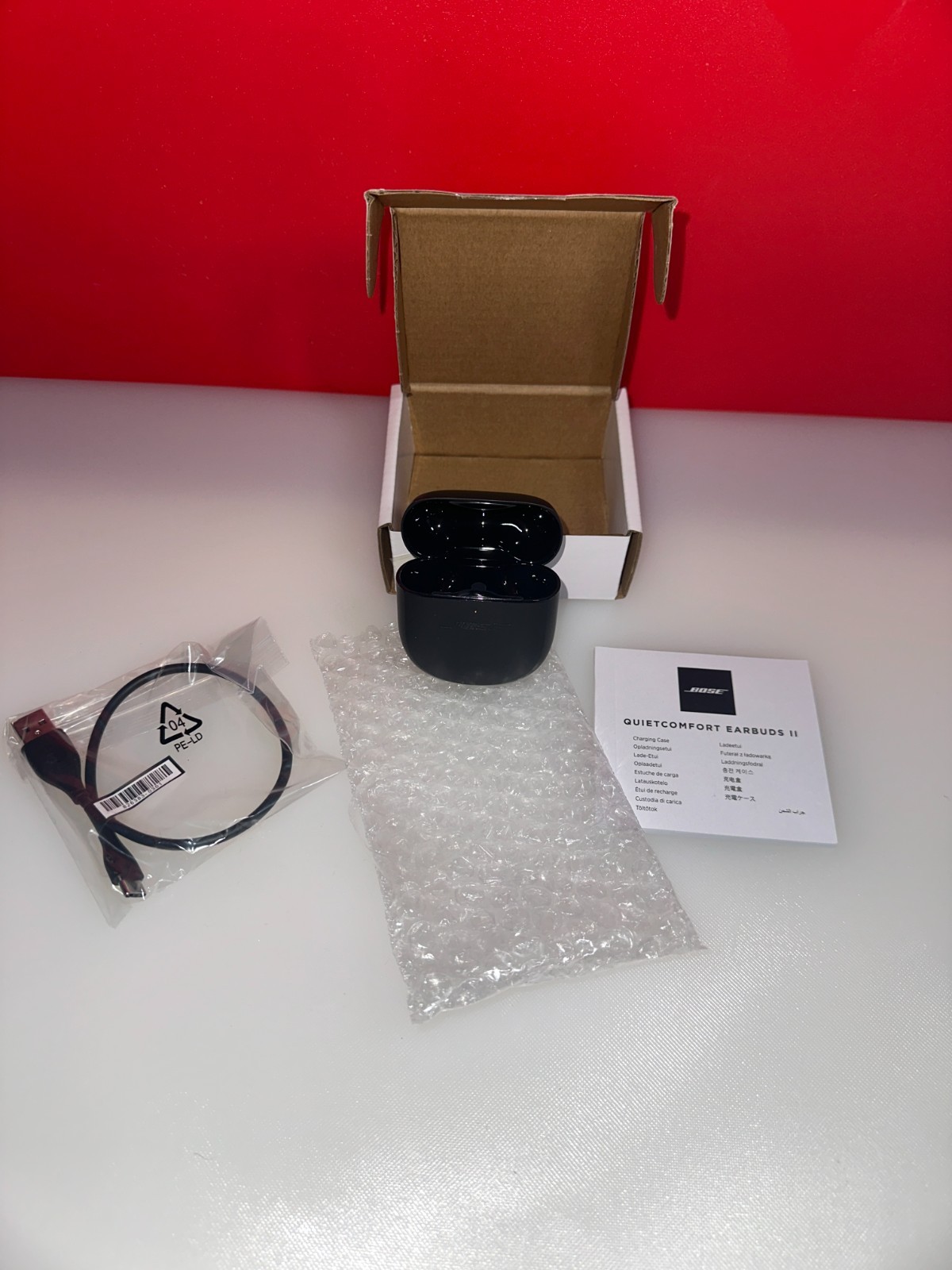 NEW BOSE Charging Case only for - Quiet Comfort II & QC Ultra - Black