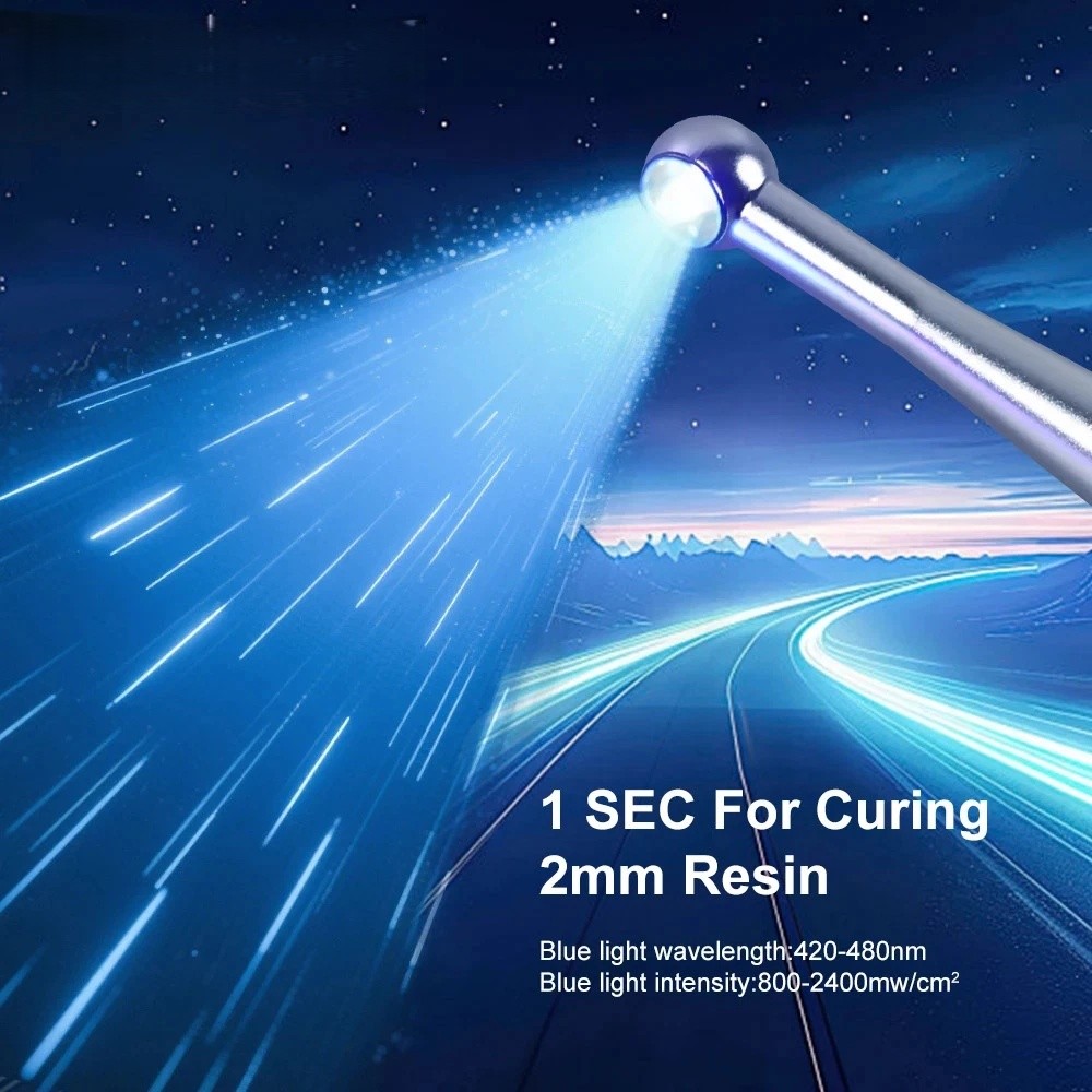 Wireless Cordless Dental High Power LED Curing Light Lamp 1 Sec Resin Cure US