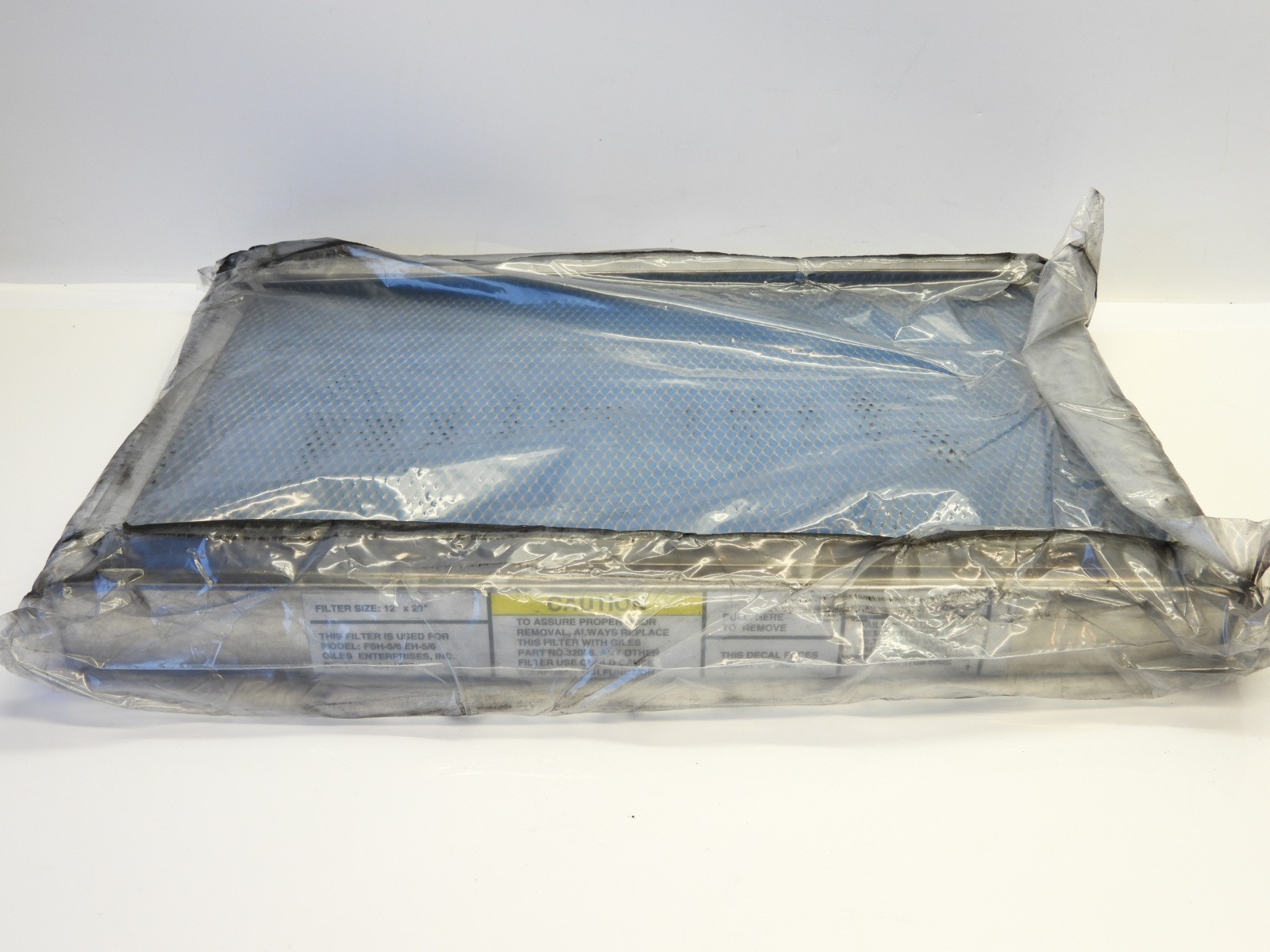 Giles Charcoal Filter 32056 for SH-5, FSH-6, EH-5, EH-6, Ventless Hoods 20 x 12