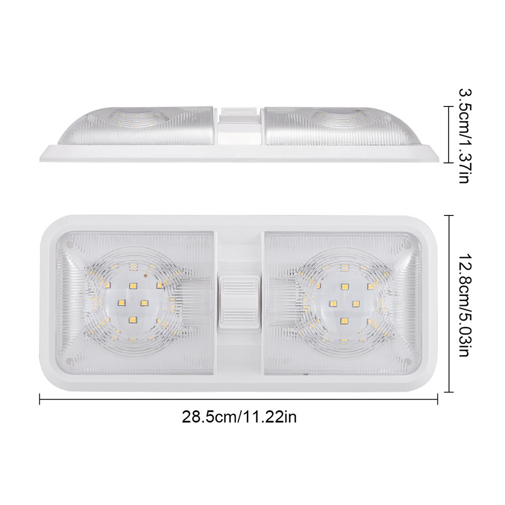 4PCS 12V Led RV Ceiling Dome Light RV Interior Lighting for Trailer Camper Boat