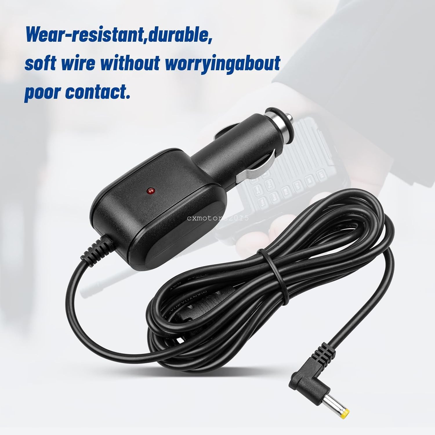 For Yaesu Vertex FT-60R FT-70DR Mobile Radio Charger Deck Power Connector Cable