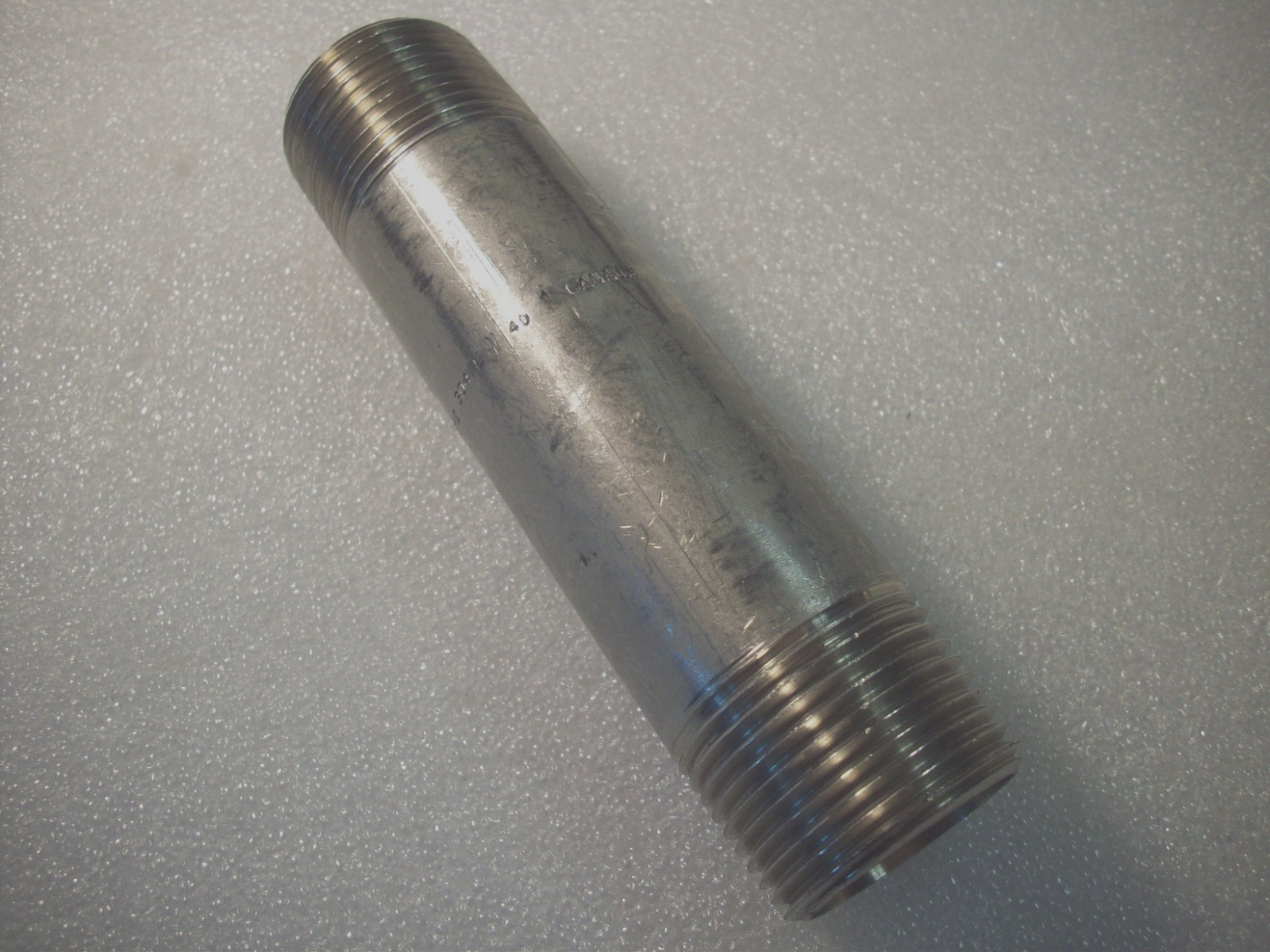 1" Mnpt X 5" Stainless Steel 304/L Pipe Nipple Sch 40