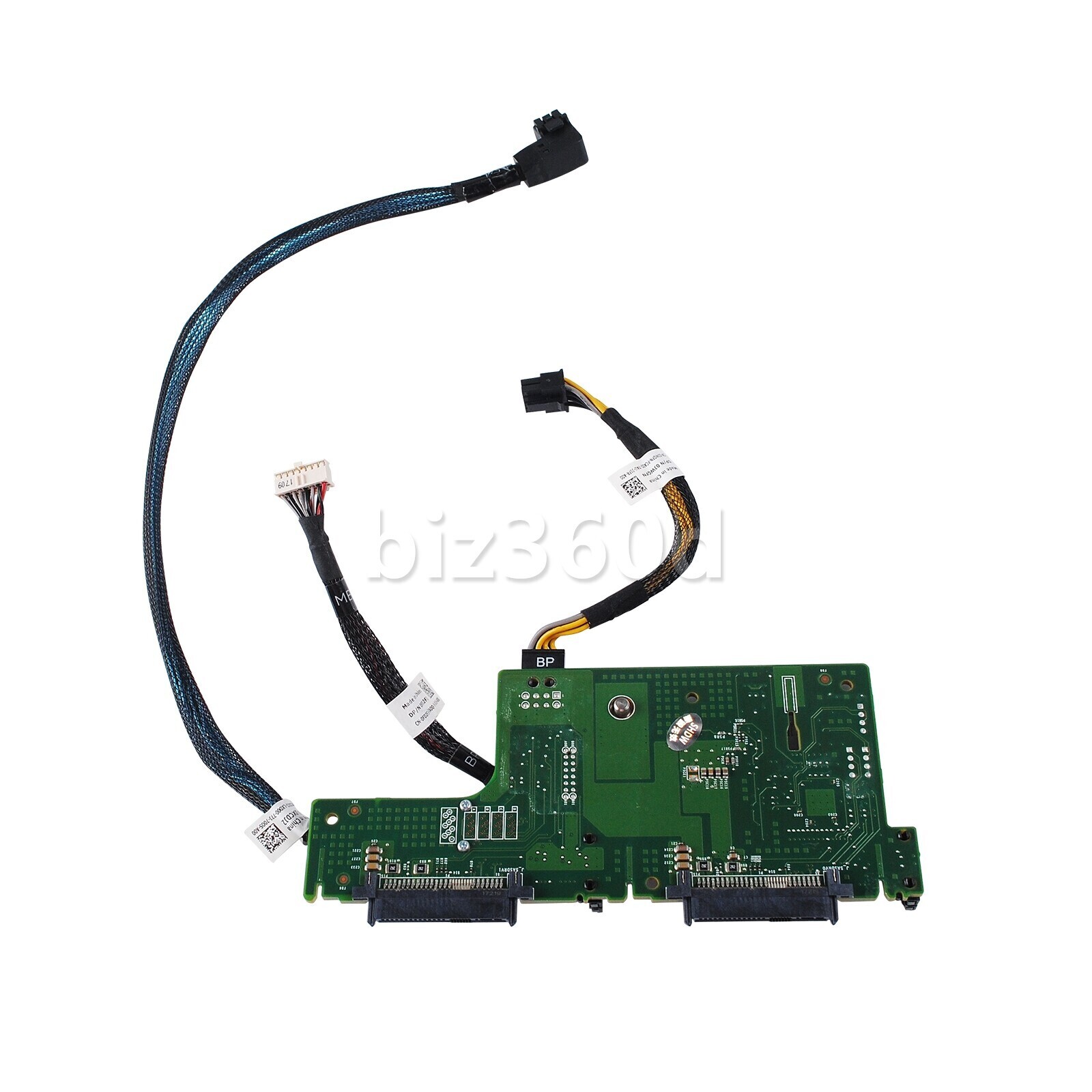 Dell R730xd 2x 2.5" SFF Rear Flex Bay HDD Backplane with Cable 6WNVX NHDXG USA