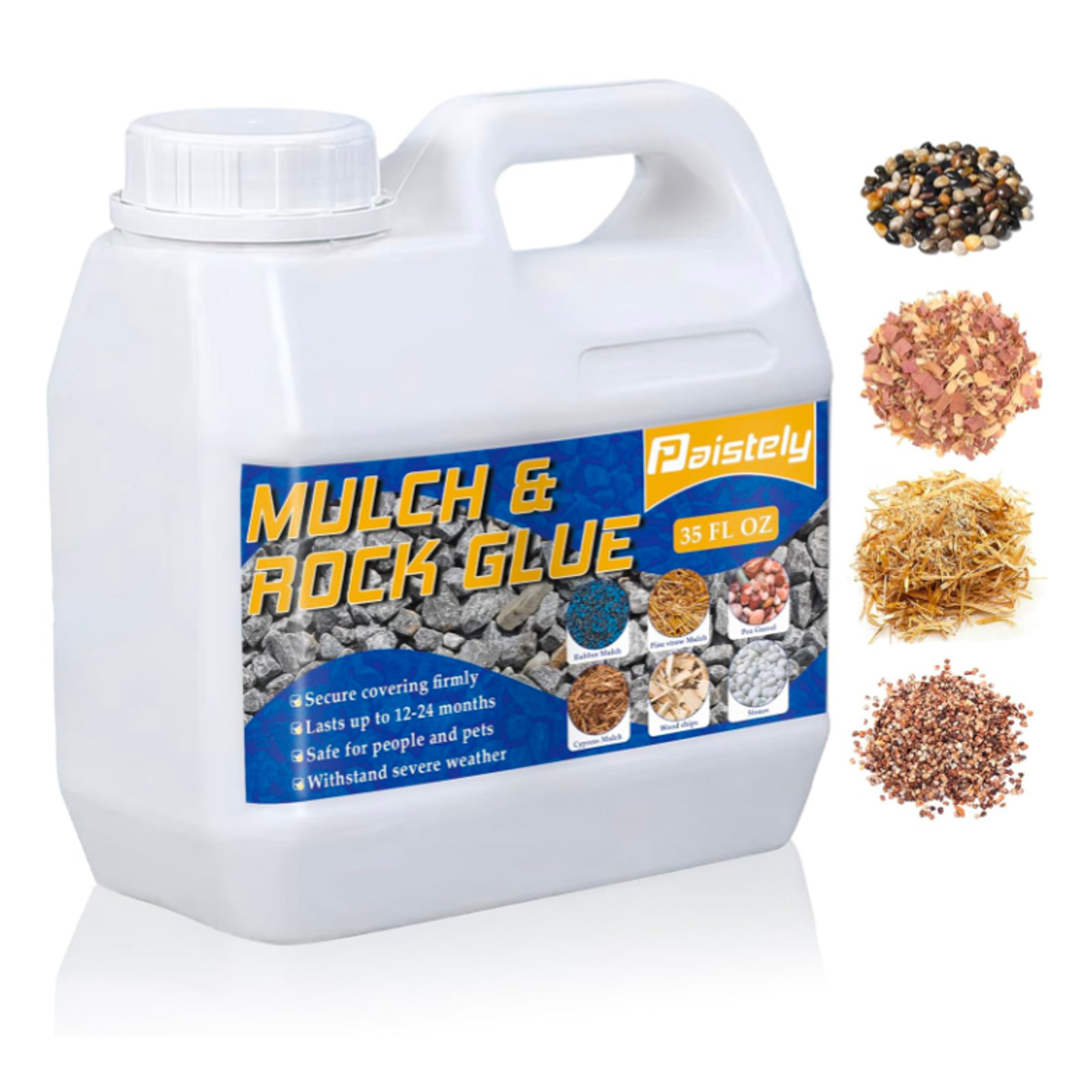 Mulch and Rock Clear Glue for Landscaping