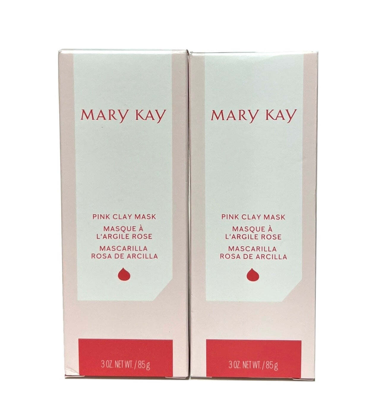 MARY KAY PINK CLAY MASK~LOT OF 2~FULL SIZE~WASH OFF MASK~ANTIOXIDANT PROPERTIES!