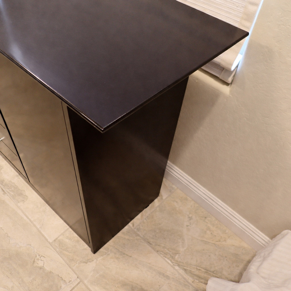 Modern Designer Black Lacquer Sideboard Credenza 58” 2 Door 6 Drawer Storage