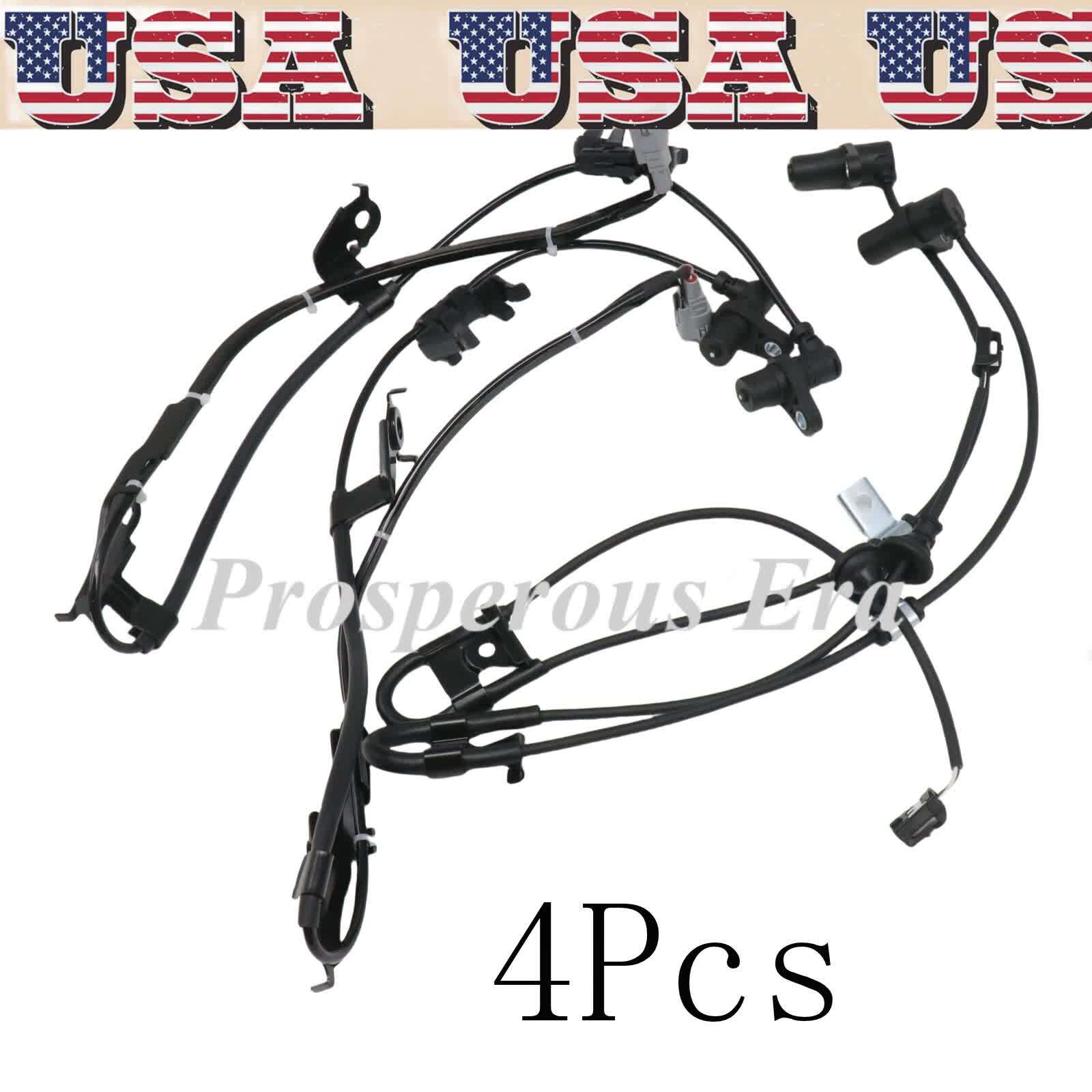 4X Front & Rear ABS Speed Sensor Set For Toyota Highlander RX330 RX350 RX400h