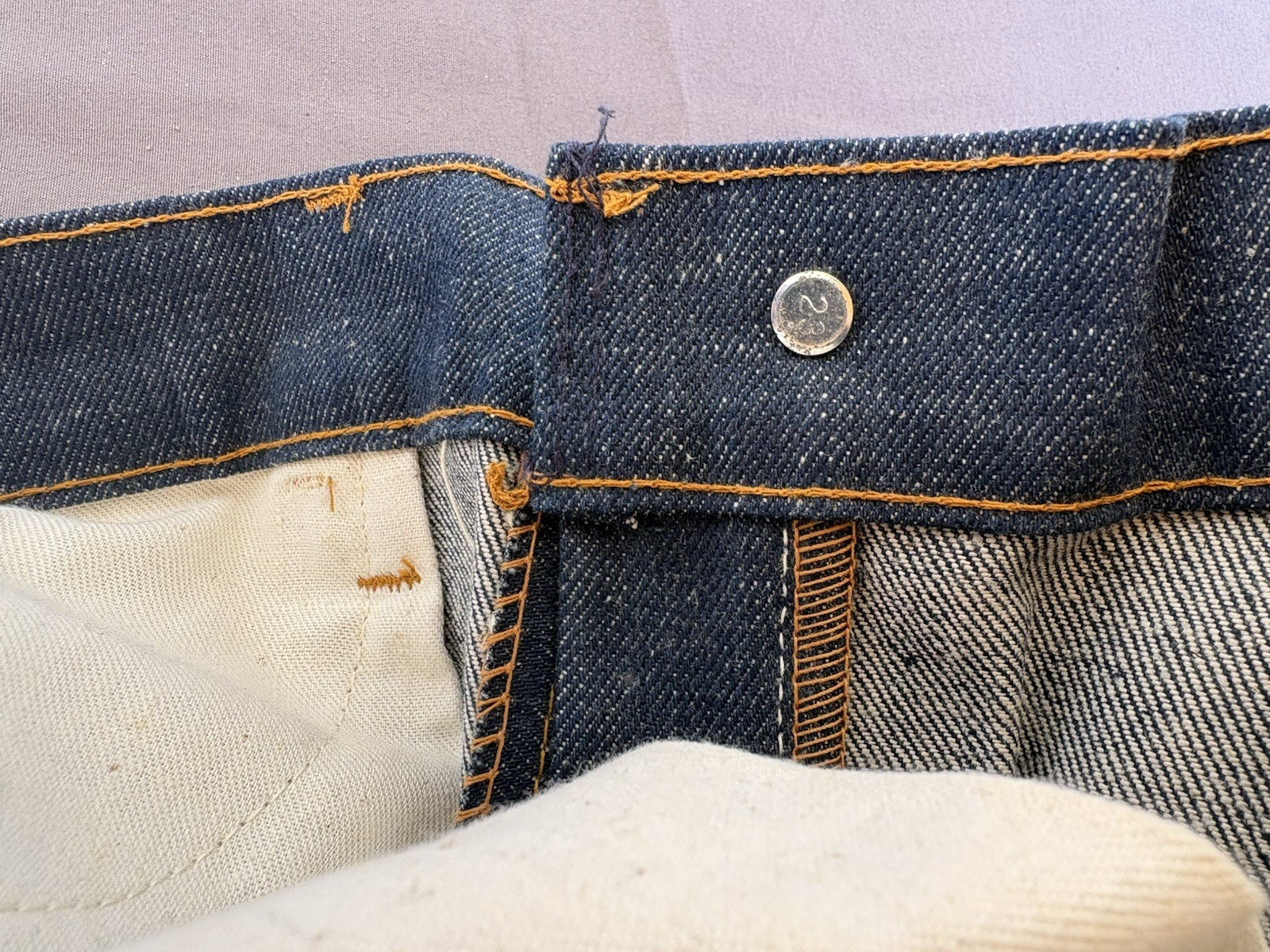 Vtg. Nwt Rare Levis Orange Tab 646 0217 Bell Bottom With Zipper 36X30 Flare Leg