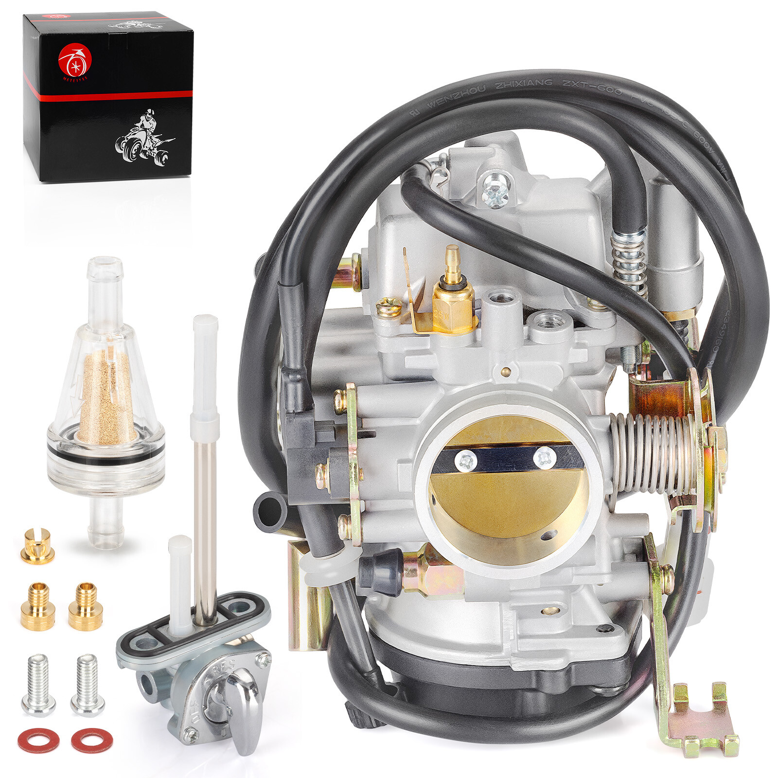 Carburetor + Fuel Valve 1999-2003 For Yamaha Road Star 1600 1700 XV1600 XV1700