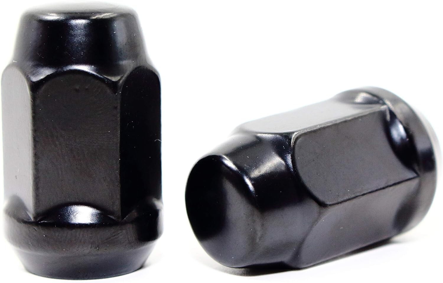 Set 20 12x1.5 Black Acorn Tuner Lug Nuts for Ford Fusion Focus Escape MKC MKZ