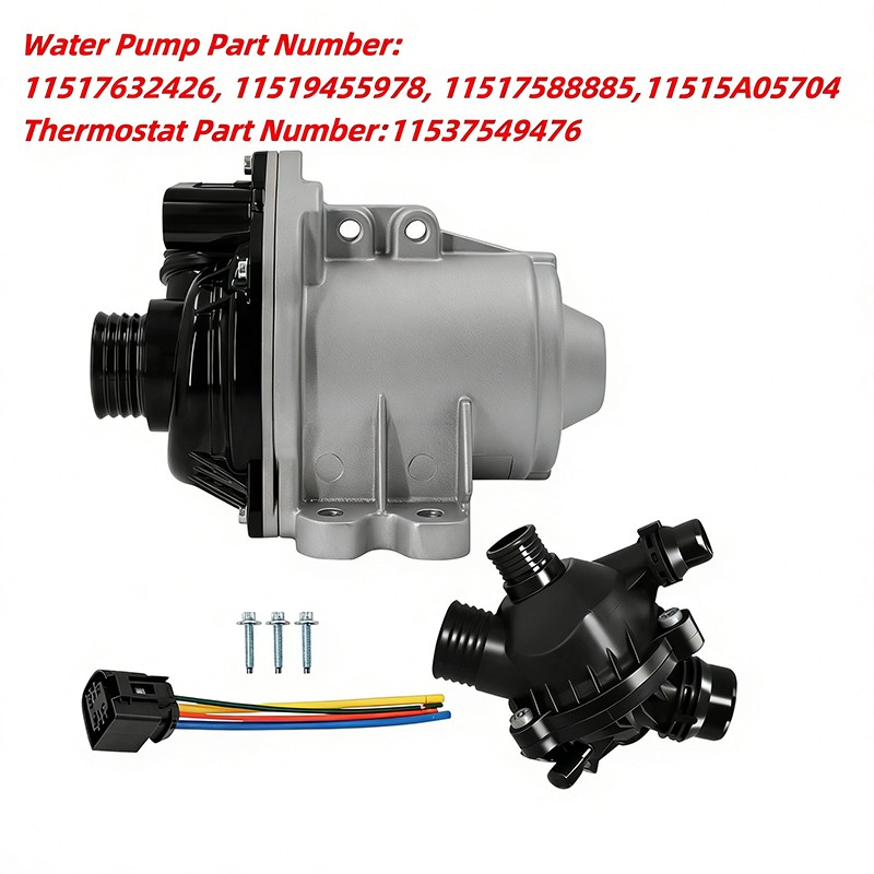 Electric Water Pump W/ Thermostat For BMW 335i 535i 640i 740i X5 X6 11517632426