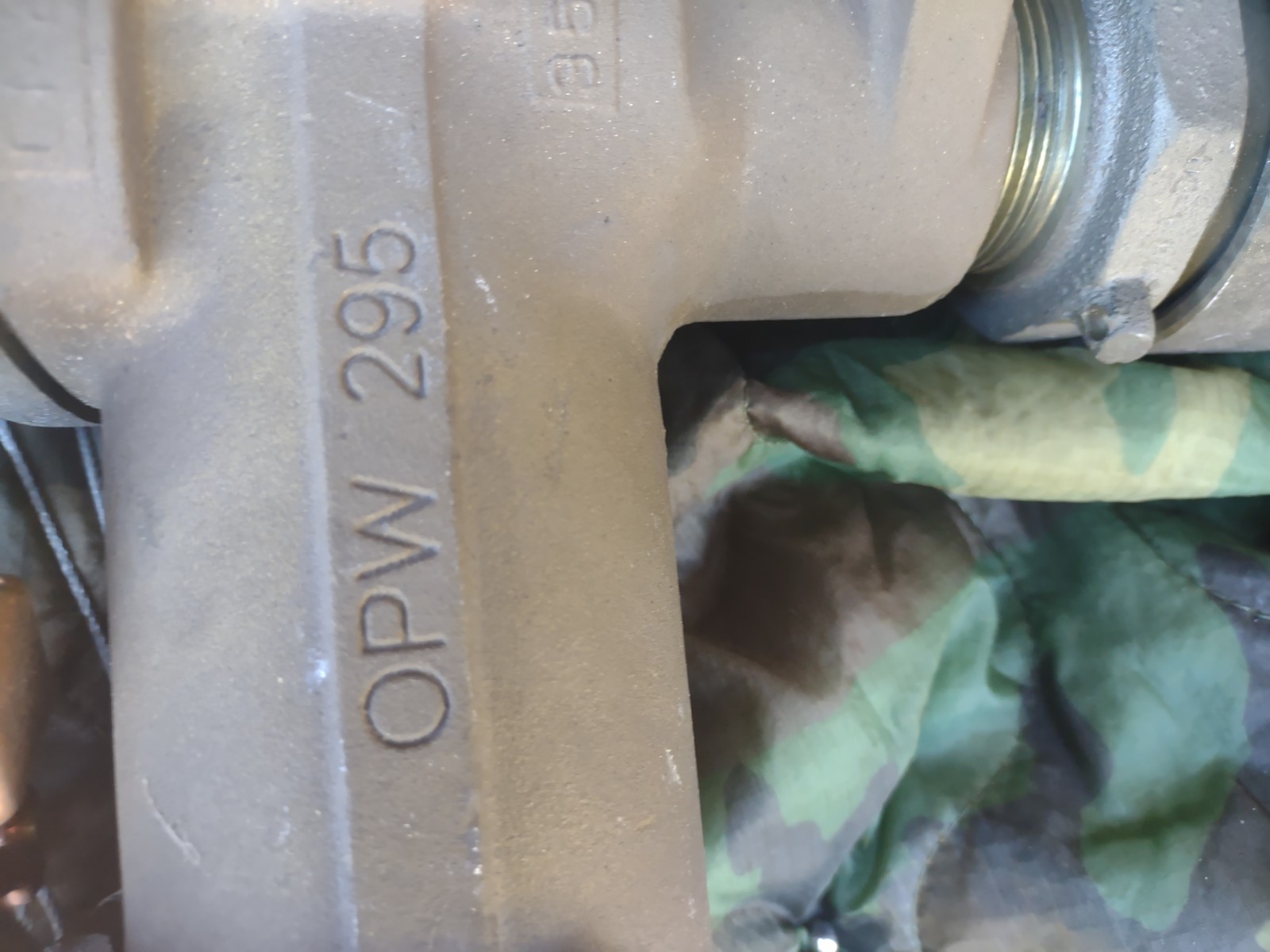 Fuel Nozzle OPW 295, Brass, New, 2" × 1 1/2"