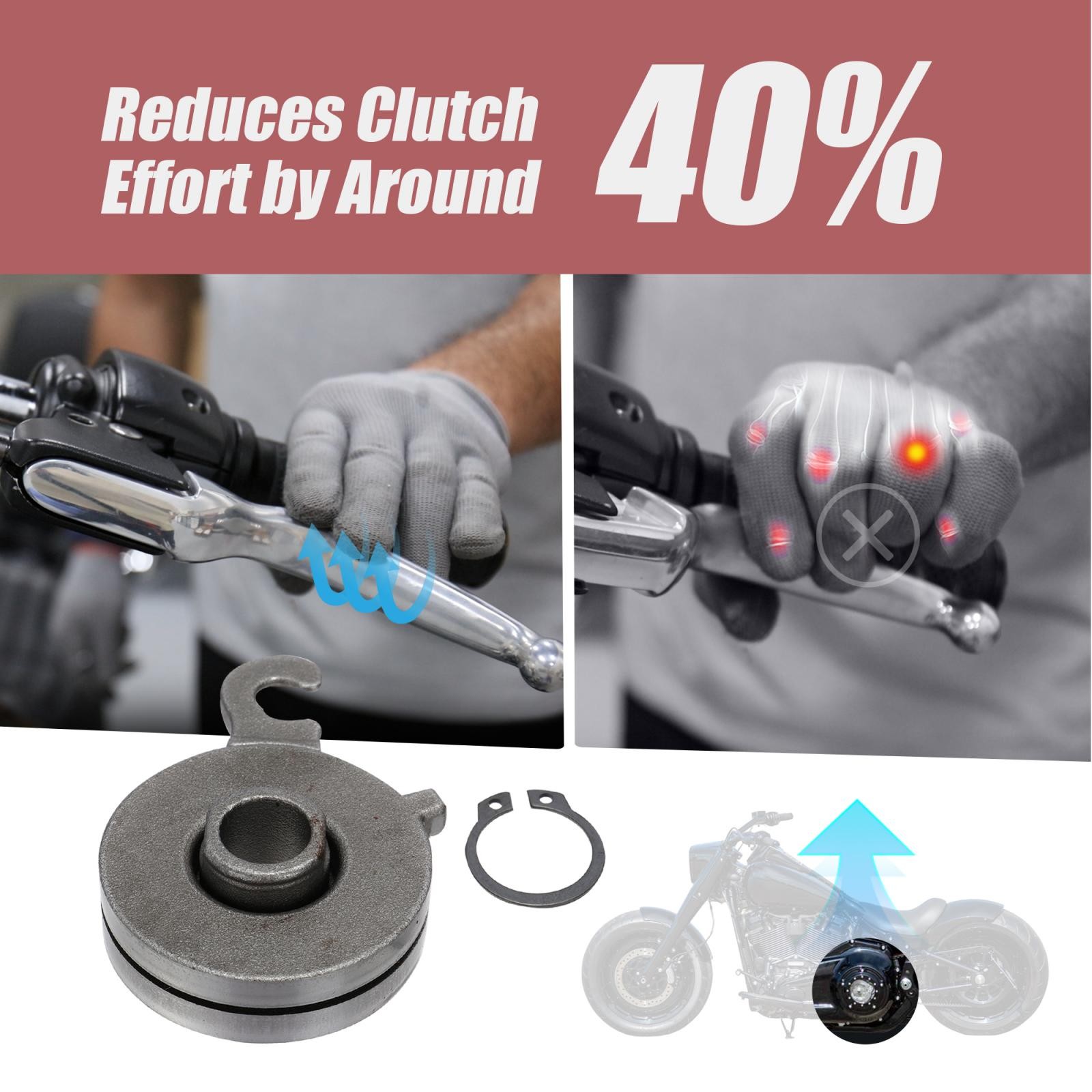 Easy Lever Pull Power Clutch Kit for Harley 1994-2020 Sportster XL Buell Models