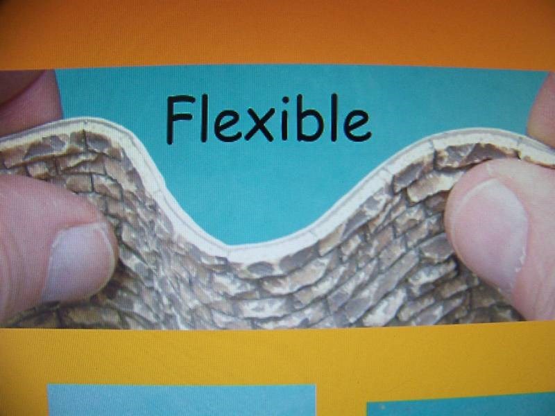 Chooch (HO/O Scale) #8570 Flexible Cut Stone * Large SEA WALL 3-3/4 x 12"