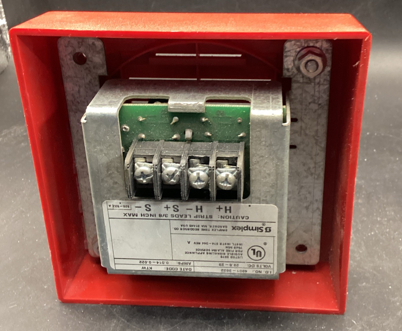 Simplex 4901-9822 Electronic Horn