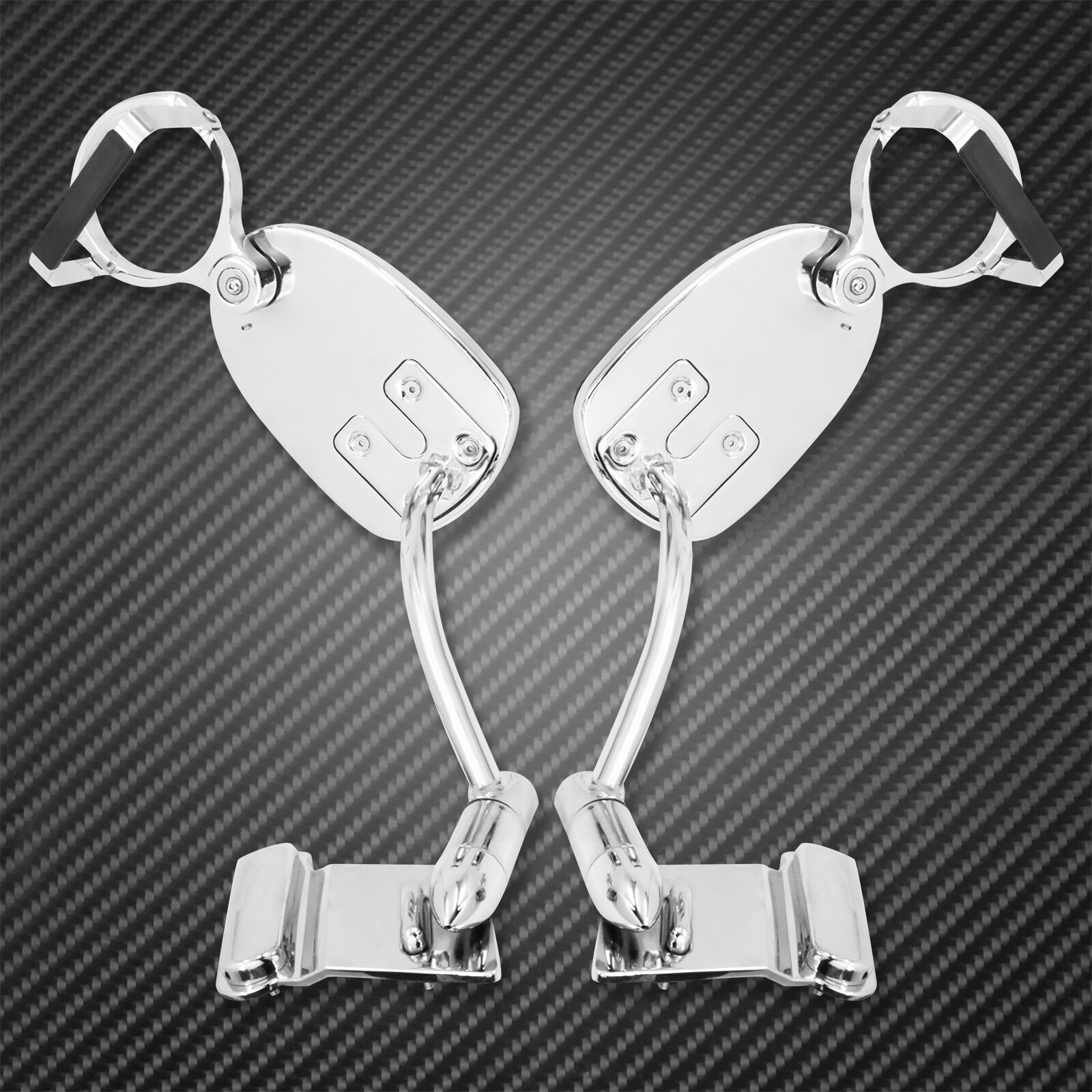 Rear Adjustable Passenger Armrests with Cut Holder Fit Fot Honda Gold Wing 1800