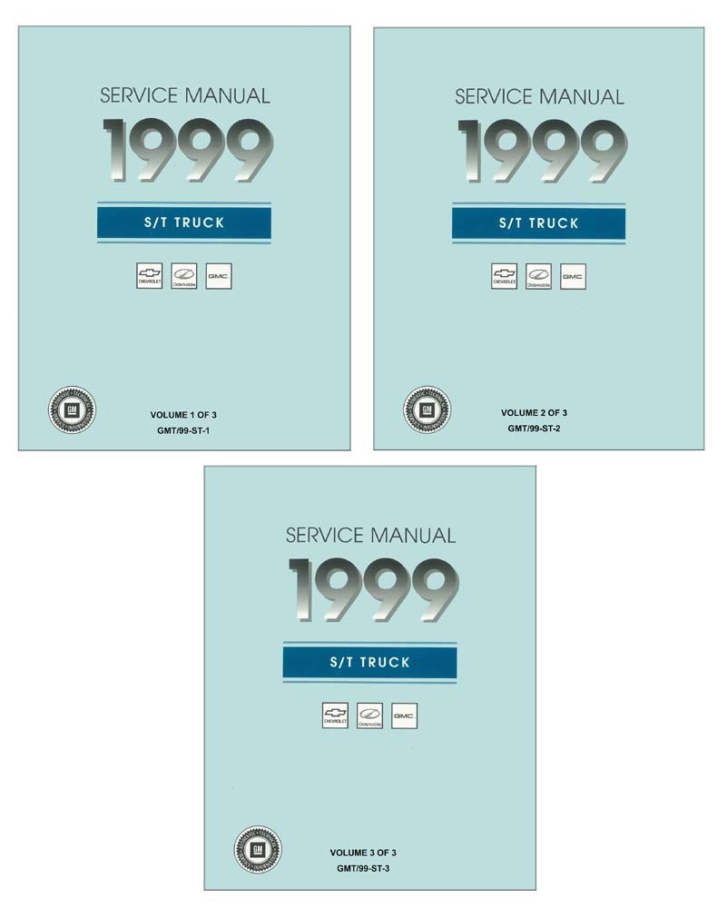 1999 Chevrolet S/T Truck Factory Shop Service Manual