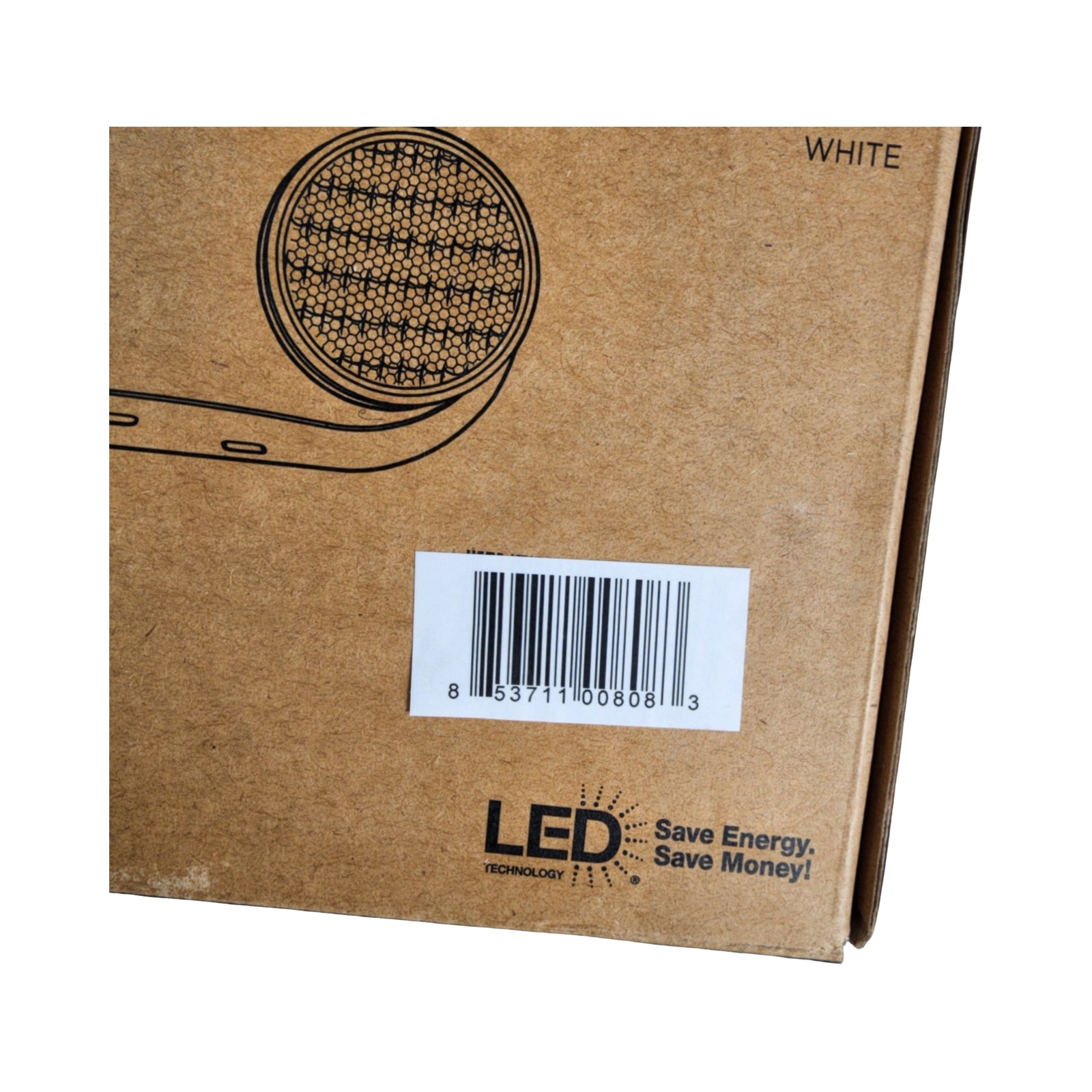 Commercial Electric LED Emergency Light Fixture with Battery Backup 120/277V