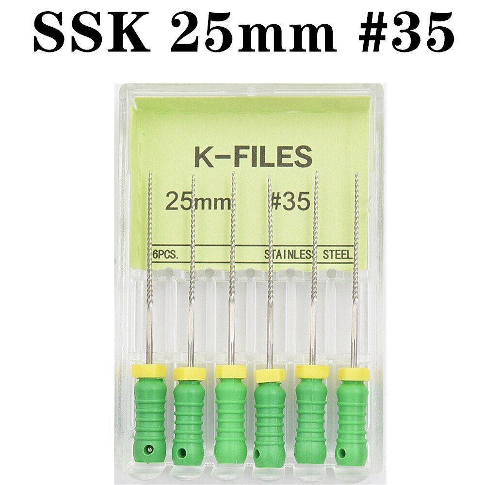 Dental Endodontic Endo Root Canal H/K-Files File Niti/Steel 21/25/31 mm Hand Use