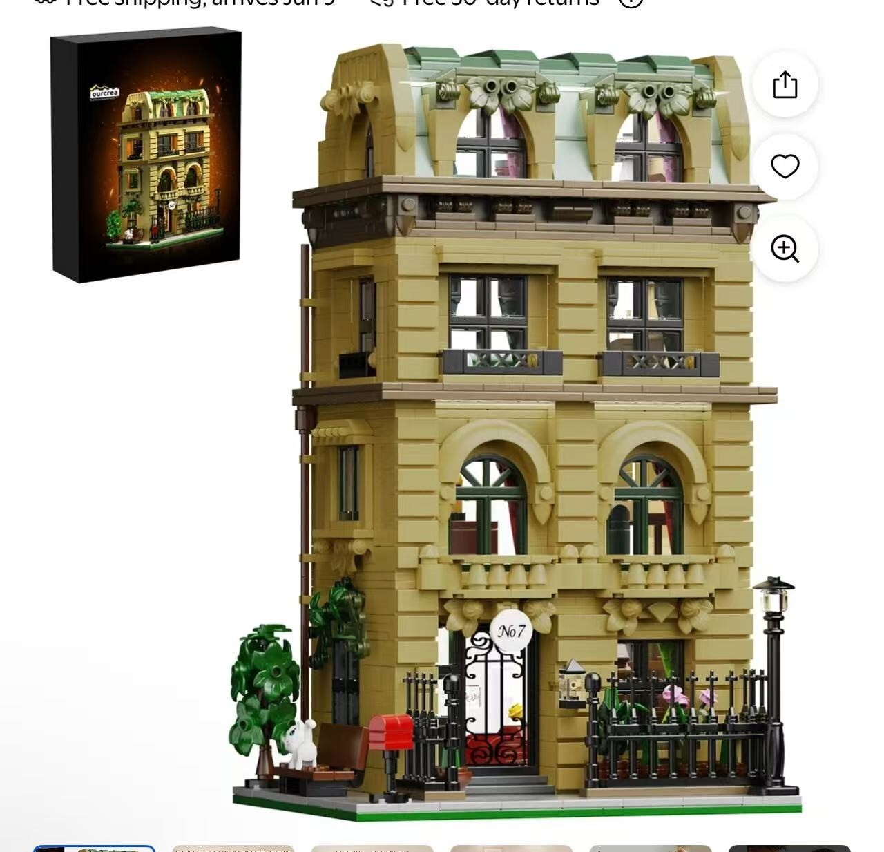 The Nanny House Building Blocks Set Sheffield's Home Model Toys Playset Gifts fo