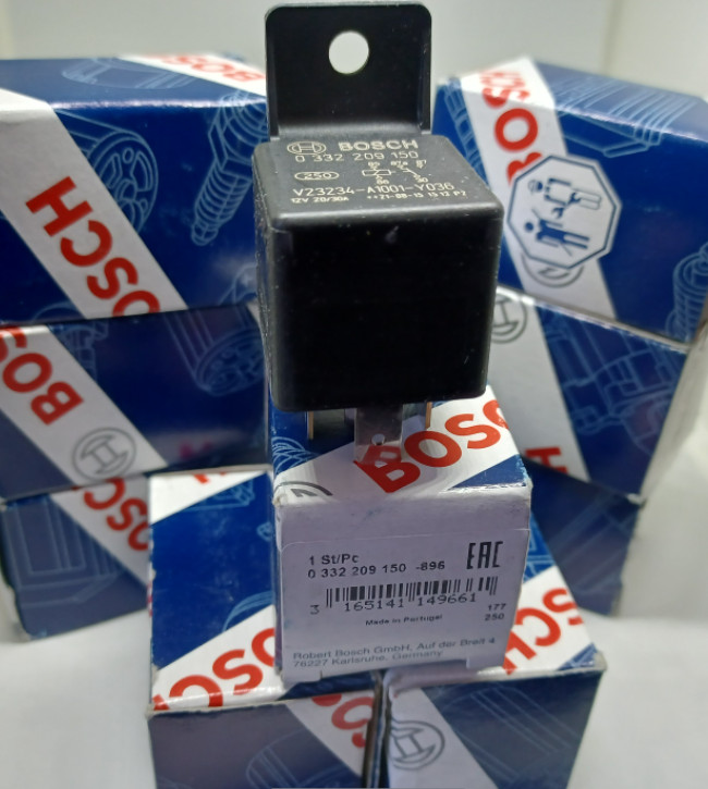 10-Pack  Bosch 12V 20/30A RELAY 0 332 209 150 / 0 986 332 400 5-Pin