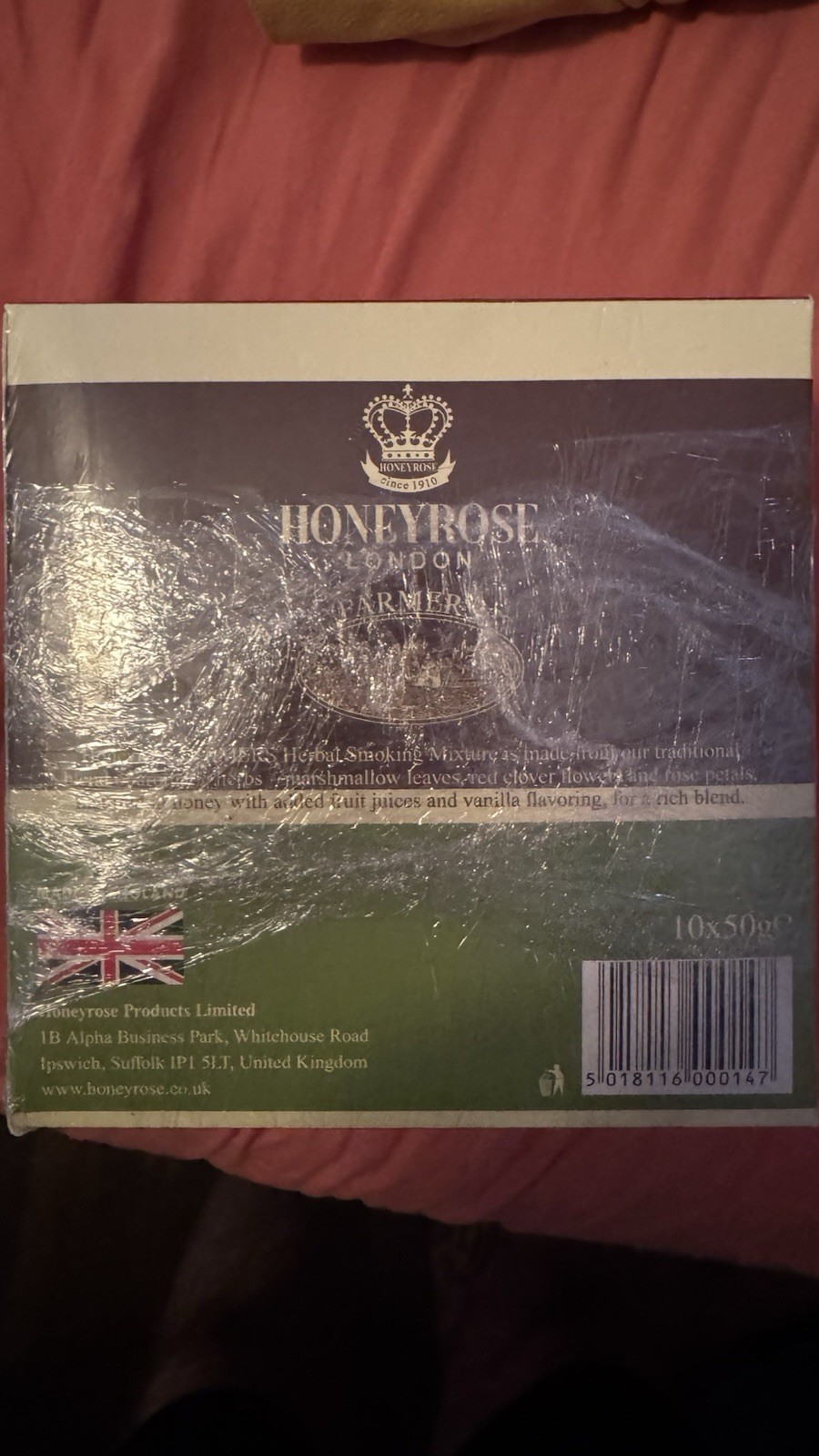 Honeyrose Loose Herbal Smoking Mixture, 10pk