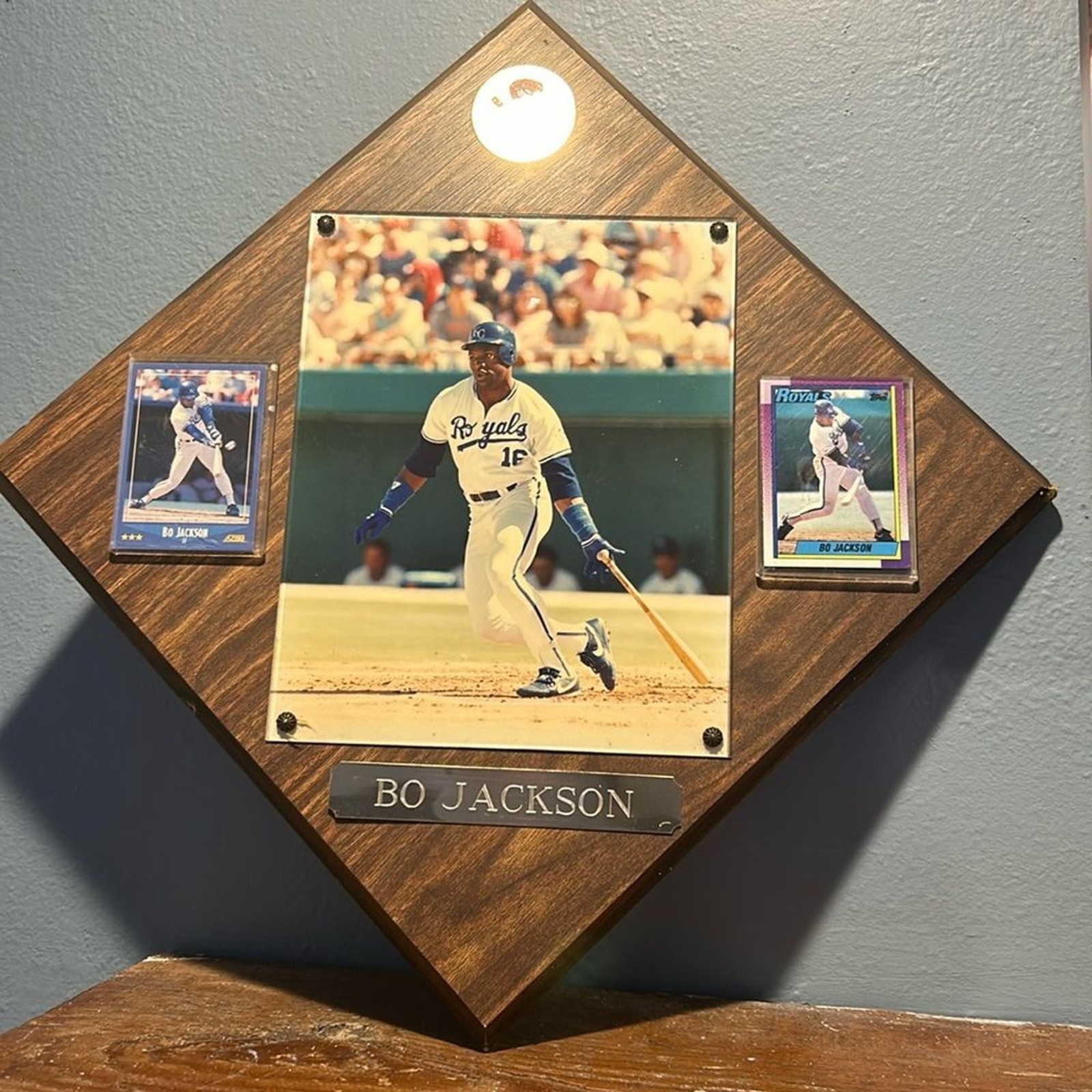 Bo Jackson Royals Plaque