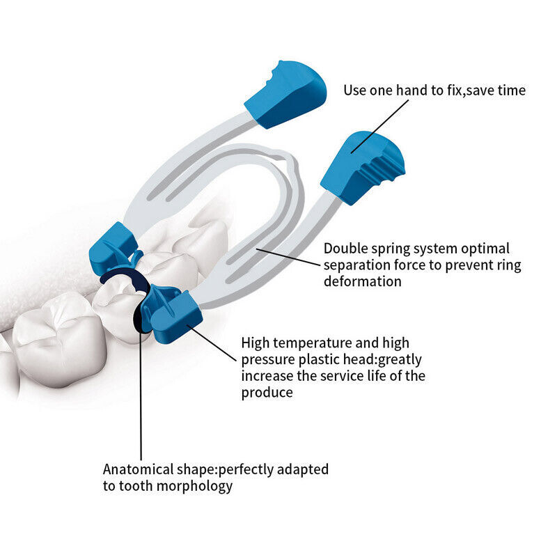 Dental Matrix Bands Ring Sectional Matrice Clamp Fit Garrison Palodent V3 System