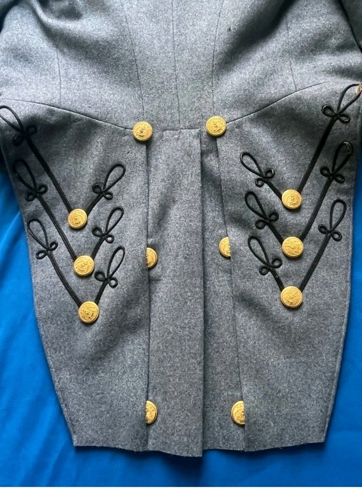 RARE ORIGINAL CIVIL WAR ERA CSA VMI COATEE UNIFORM JACKET NON DUG RELIC A+ COND