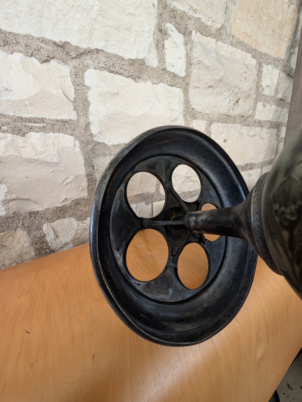 Antique Victorian Silverplate 7-piece Rotating Condiments Cruet Set w/Stoppers
