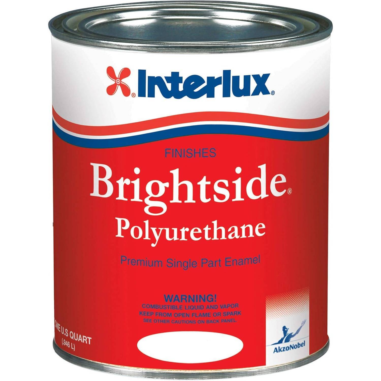 Interlux Y4250/QT Brightside Topside Polyurethane Steel Gray Quart