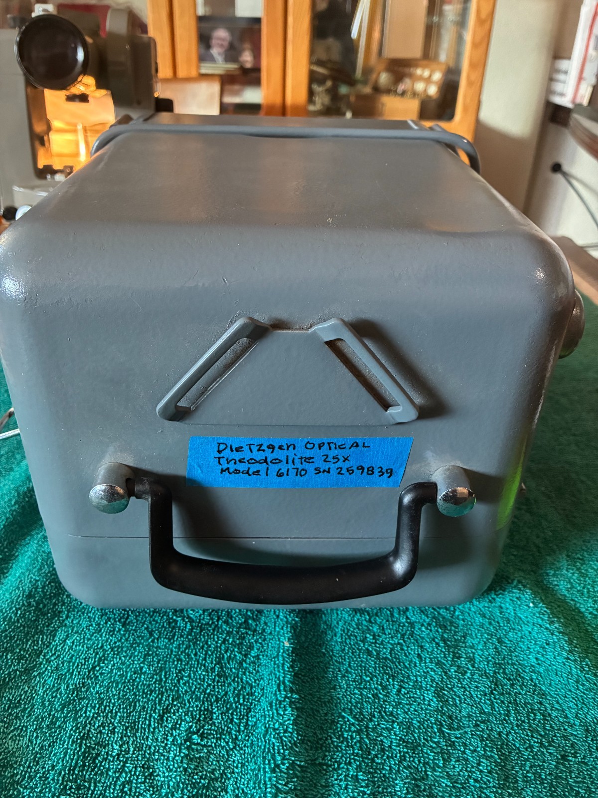 Dietzen optical Theodolite 25x... Model 6170 Sn 259839 with metal case