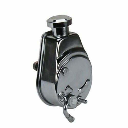 SBC SB Chevy Pulley & Bracket Kit w/ Power Steering Long Water Pump & Alternator