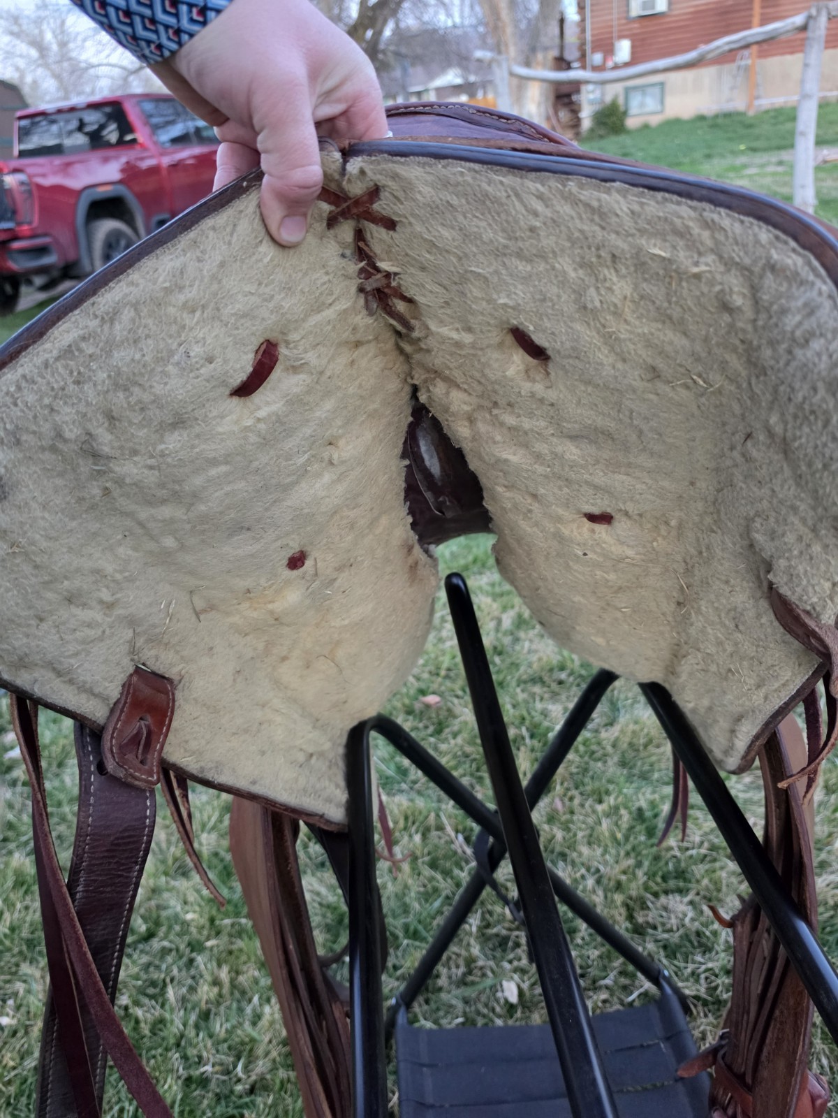 Vintage Roping/Ranch Saddle 14" Seat