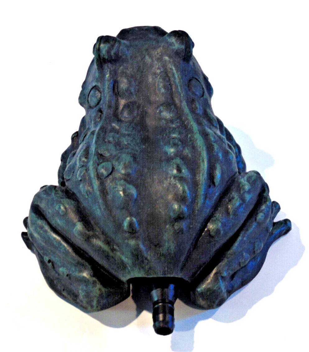 Pond Frog Spitter Tetra Aerator Water Fountain Feature 6" Decoration