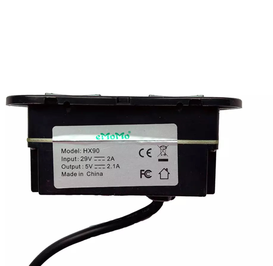 Emomo HX90HU 5 Pin Power Recliner Hand Control Switch with USB for Lift Chairs