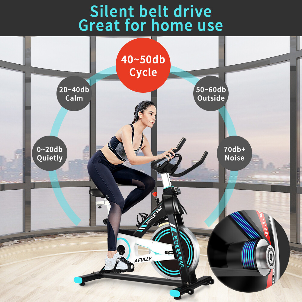Indoor Cycling Bike Commercial Exercise Bike Stationary Cardio Fitness Workout