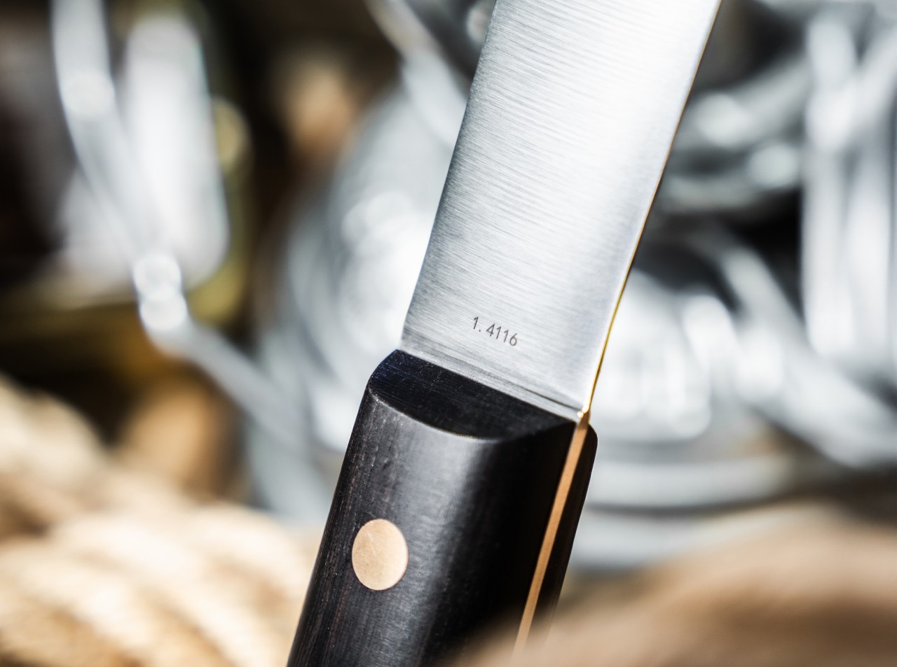 History Knife & Tool Sailor´s Knife 5.28" Fixed Blade 4116 Full-Tang - 02HY005