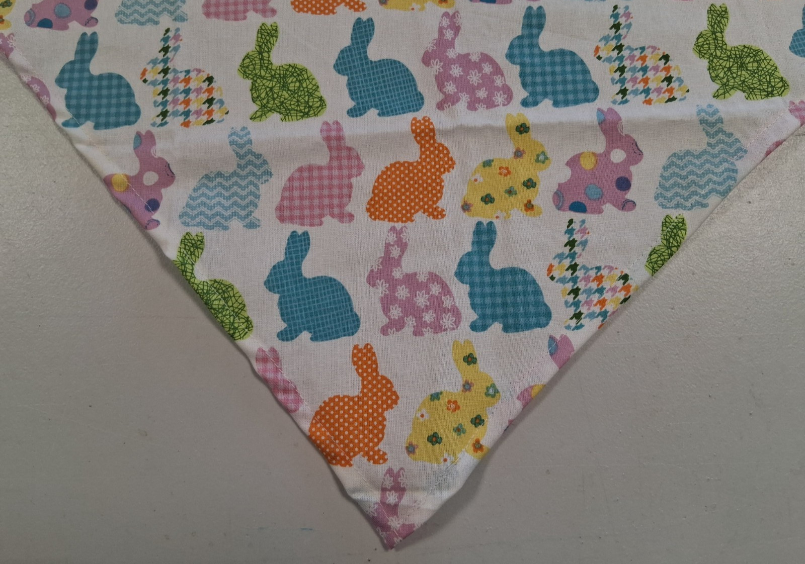 Dog Bandana/Scarf, Tie On, Colorful, Easter Bunnies, S, L