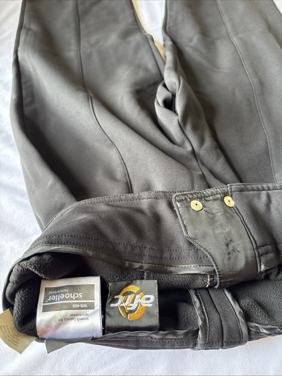 The North Face Womens Ski Pants Schoeller Softshell Black Small Petite