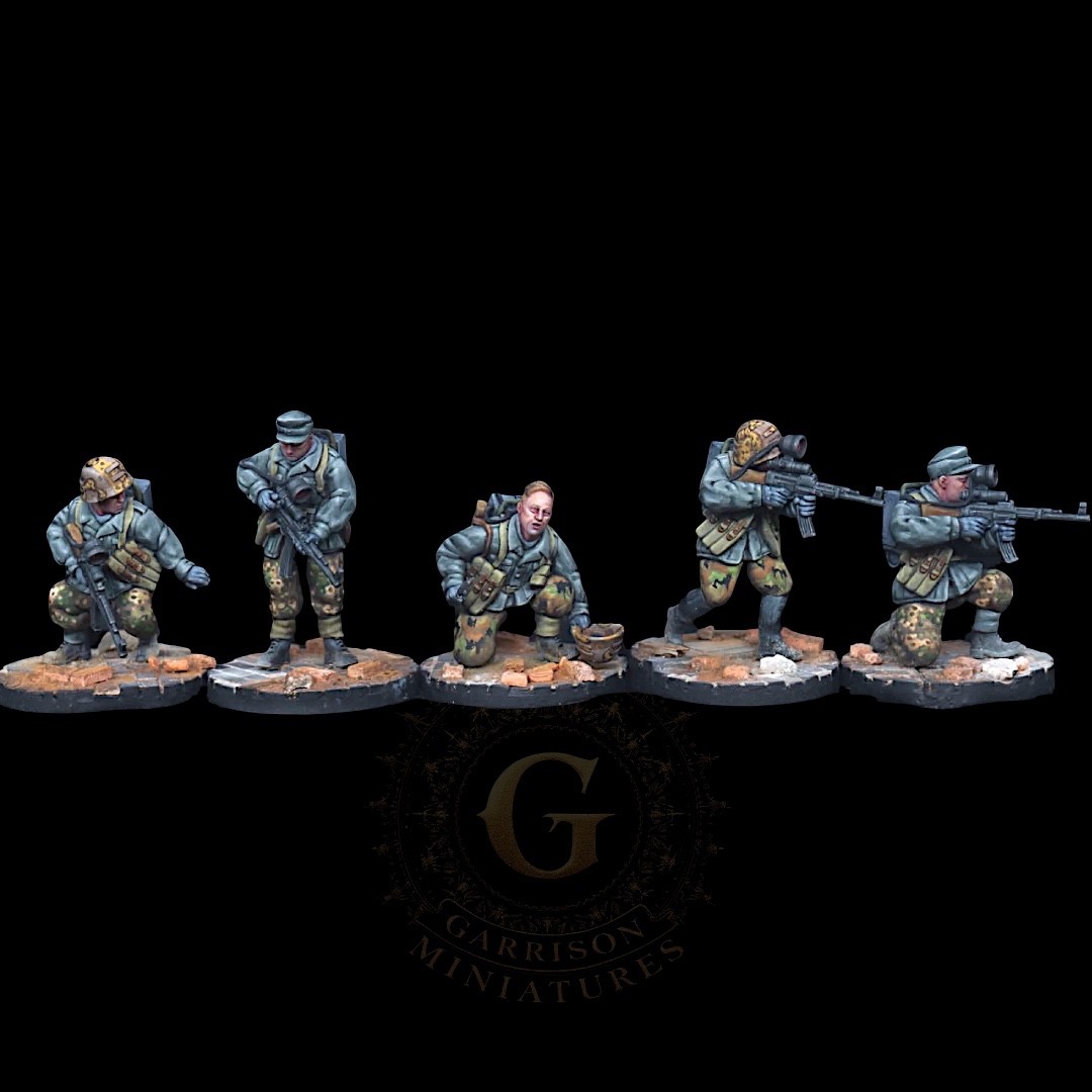 WW2 German Nachtjager Vampirs  X5 : 28mm Wargames and Diorama Miniatures